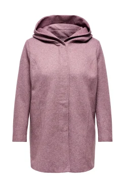 Abrigo midi de pa&ntilde;o talla grande