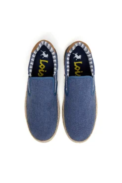 Bamba slip-on fibra yute textil
