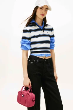 Bandolera Tommy Jeans con logotipo frontal