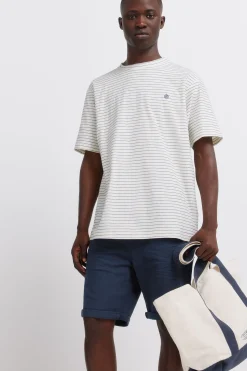 Bermuda 5 bolsillos color lavada slim fit