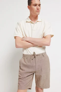 Bermuda lino comfort slim fit