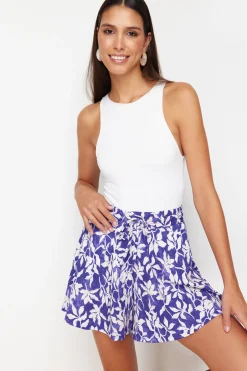 Bermudas de cintura elástica