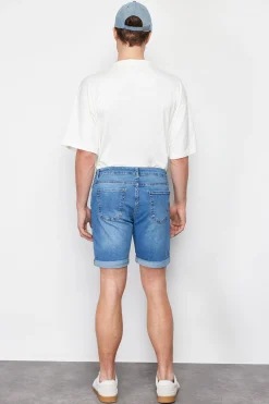 Bermudas vaqueras ajustadas