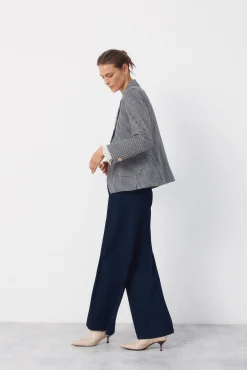 Blazer de punto piqu&eacute;