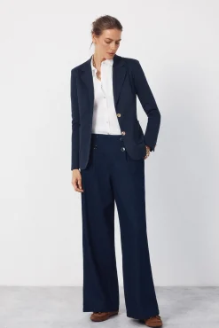 Blazer de punto piqu&eacute;
