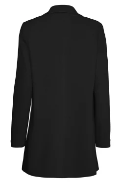 Blazer manga larga con bolsillos talla grande