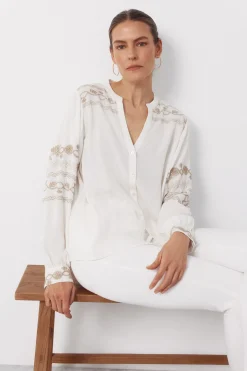 Blusa bordada