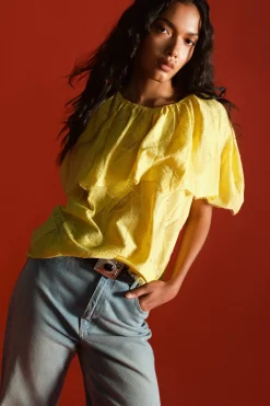 Blusa de manga corta