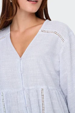 Blusa de rayas manga larga