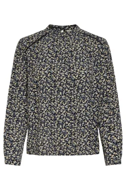 Blusa estampada manga larga