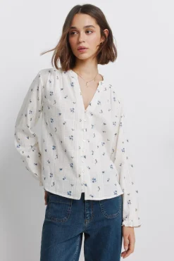 Blusa manga larga