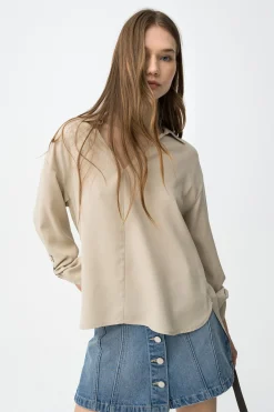 Blusa manga larga