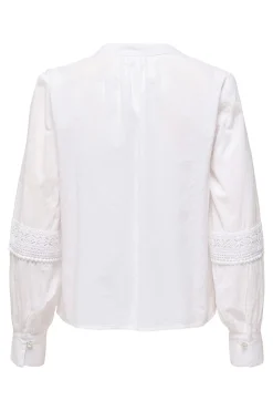 Blusa manga larga bordada