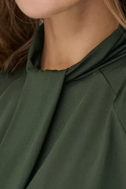 Blusa manga larga fluida