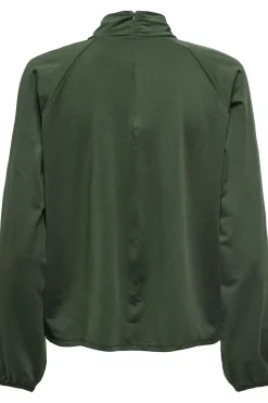 Blusa manga larga fluida