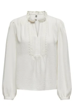 Blusa manga larga fluida
