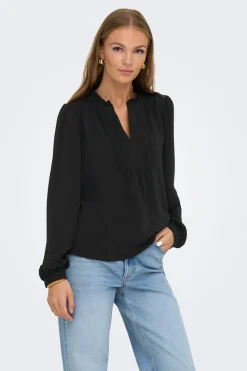 Blusa manga larga fluida