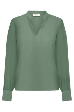 Blusa manga larga fluida