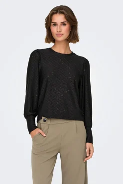 Blusa manga larga fluida
