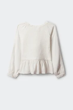 Blusa nido de abeja ni&ntilde;a