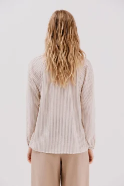 Blusa rayas cordon