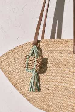 Bolso capazo rafia natural