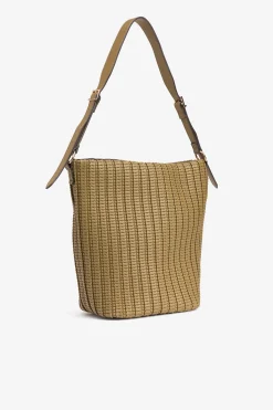 Bolso de Hombro con Textura Grabada