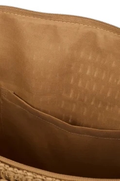 Bolso rafia playa asas y texto