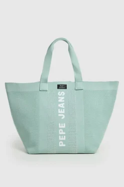 Bolso shopper de malla técnica