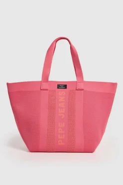 Bolso shopper de malla técnica