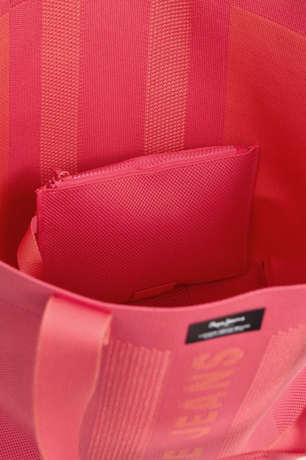 Bolso shopper de malla técnica