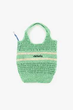 Bolso tote tejido fibra natural