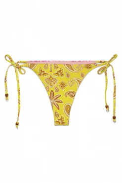Braga bikini tanga estampado multicolor