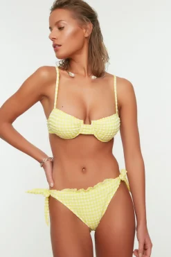 Braga de bikini cl&aacute;sica vichy