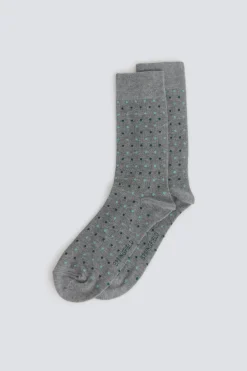 Calcet&iacute;n largo microbordados