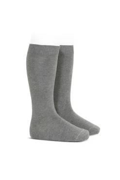 Calcetines altos básicos punto liso