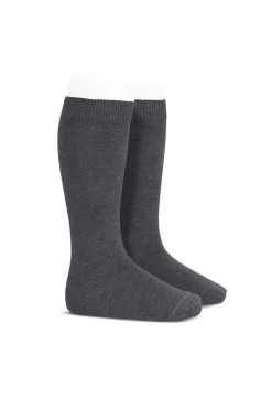 Calcetines altos básicos punto liso