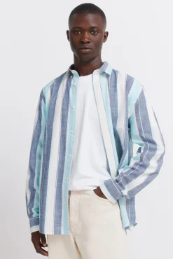 Camisa algod&oacute;n rayas