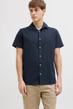 Camisa comfort fit lino