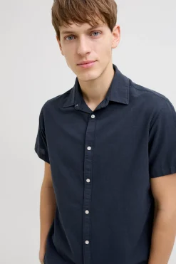 Camisa comfort fit lino