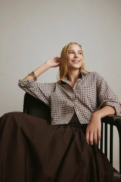Camisa corta oversize