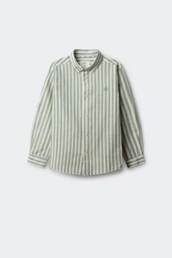 Camisa cotton slub niño