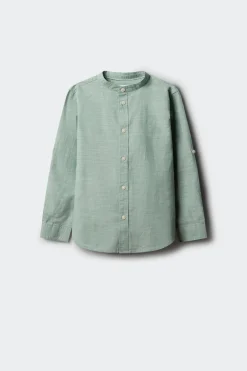 Camisa cotton slub niño