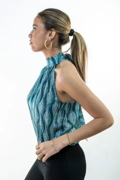 Camisa cuello halter