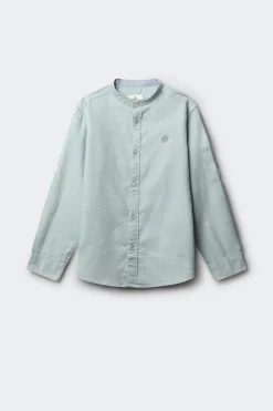 Camisa cuello mao niño