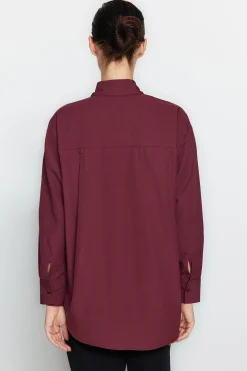 Camisa de algod&oacute;n oversize