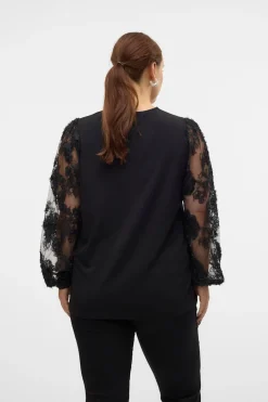 Camisa de manga larga talla grande