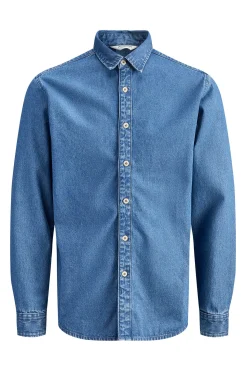 Camisa denim slim