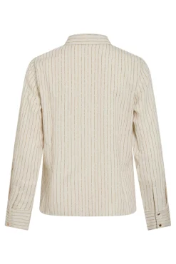Camisa de rayas con viscosa