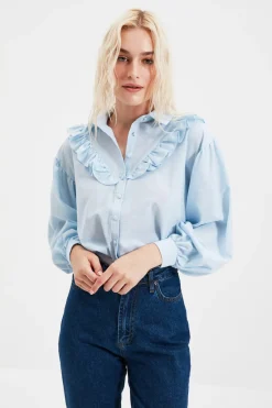 Camisa detalle volantes